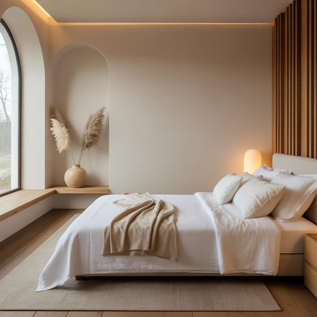 Mediterran bedroom design